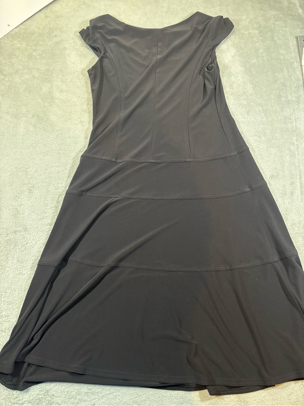 Joseph Ribkoff Asymmetrical Geometric Pattern Dress - Picture 5 of 5